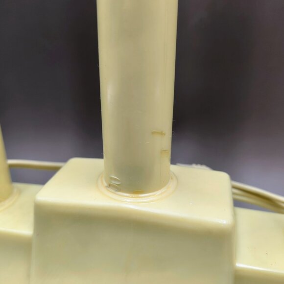 Vintage 5 Light Christmas Candolier Dripping Electric Candles with Blue Bulbs - Picture 12 of 12